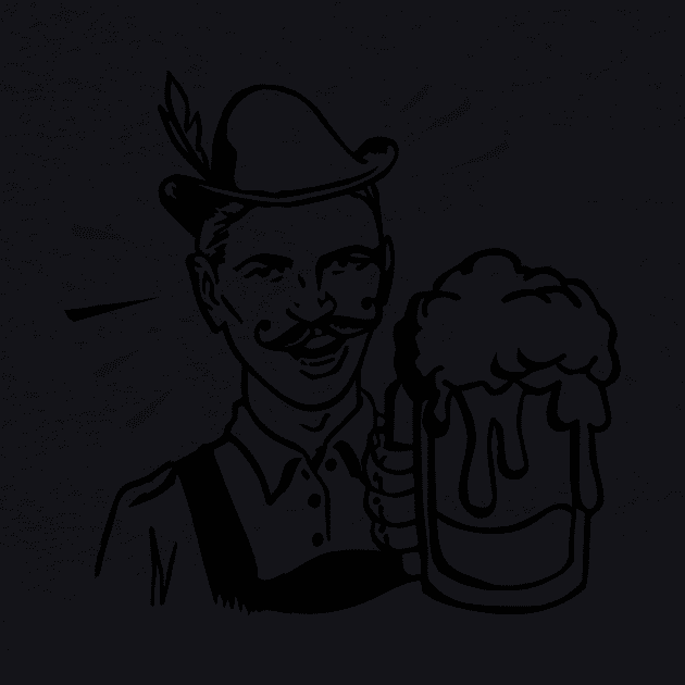 retro guy with beer by CheesyB